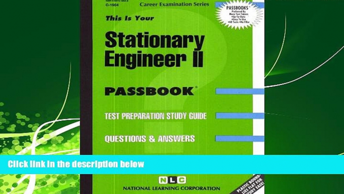 For you Stationary Engineer II(Passbooks) (Passbook for Career Opportunities)