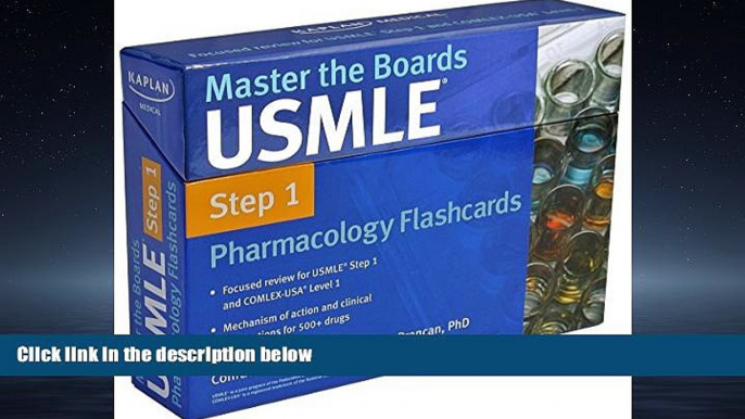 Popular Book Master the Boards USMLE Step 1 Pharmacology Flashcards