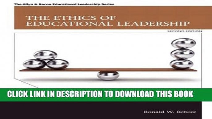 Collection Book The Ethics of Educational Leadership (2nd Edition) (Allyn   Bacon Educational