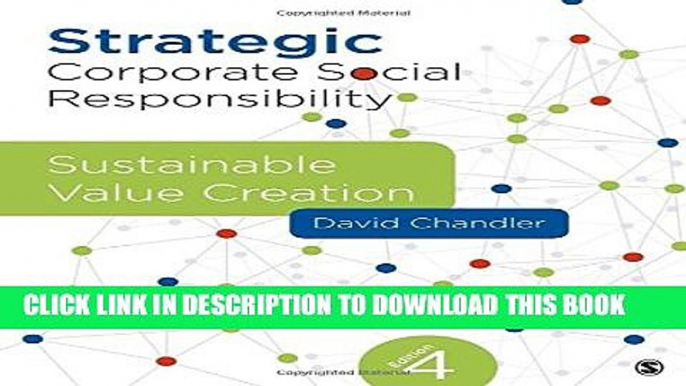 New Book Strategic Corporate Social Responsibility: Sustainable Value Creation