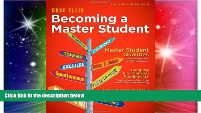 Big Deals  Becoming a Master Student (Textbook-specific CSFI)  Best Seller Books Best Seller