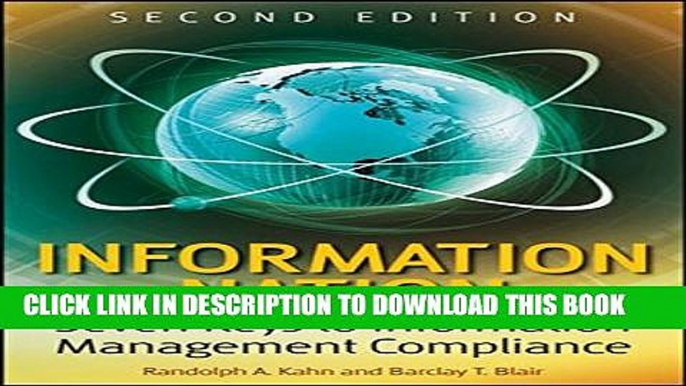 [PDF] Information Nation: Seven Keys to Information Management Compliance Popular Online