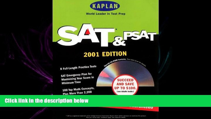 different   Kaplan Sat Psat 2001 (Sat   Psat (Kaplan)(Book   CD-Rom), 2001)