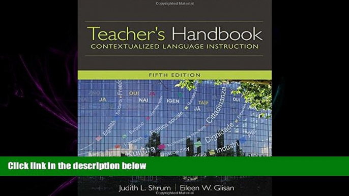 complete  Teacher s Handbook: Contextualized Language Instruction (World Languages)