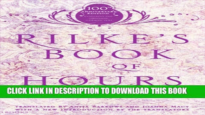 Collection Book Rilke s Book of Hours: Love Poems to God