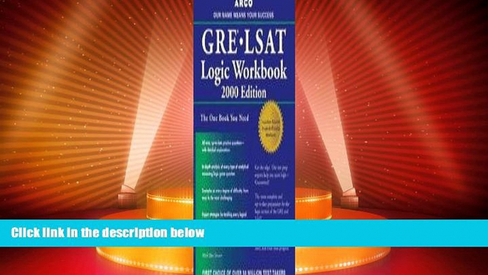 Big Deals  Arco GRE/LSAT Logic Workbook, 2000 Edition  Free Full Read Most Wanted