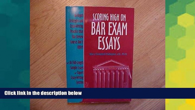 Big Deals  Scoring High on Bar Exam Essays: 80 Full-Length Sample Bar Exam Questions  Best Seller