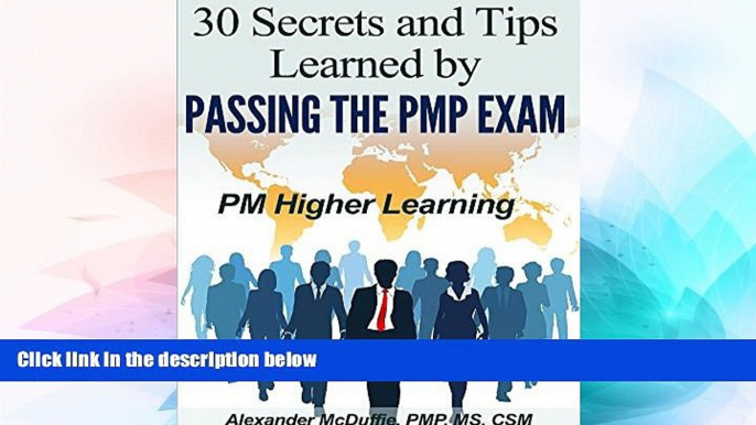 Big Deals  30 Secrets and Tips Learned by Passing the PMP Exam  Best Seller Books Most Wanted