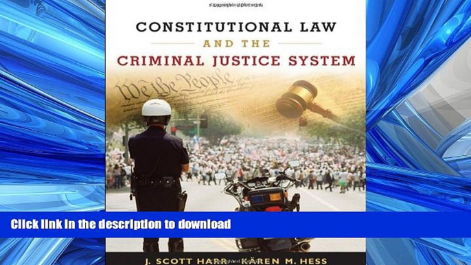 FAVORIT BOOK Constitutional Law and the Criminal Justice System READ EBOOK