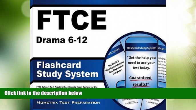 Big Deals  FTCE Drama 6-12 Flashcard Study System: FTCE Test Practice Questions   Exam Review for