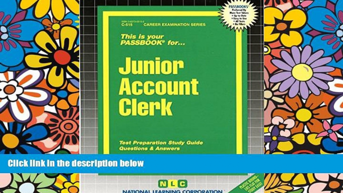 Big Deals  Junior Account Clerk(Passbooks) (Passbook for Career Opportunities)  Free Full Read