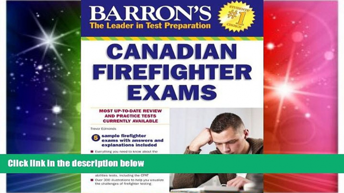 Big Deals  Barron s Canadian Firefighter Exams  Free Full Read Best Seller