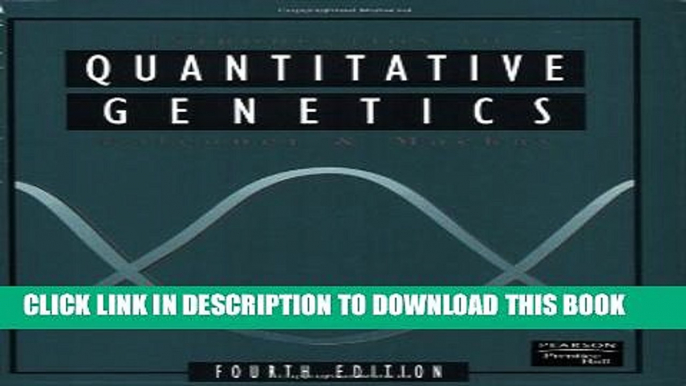 Collection Book Introduction to Quantitative Genetics (4th Edition)