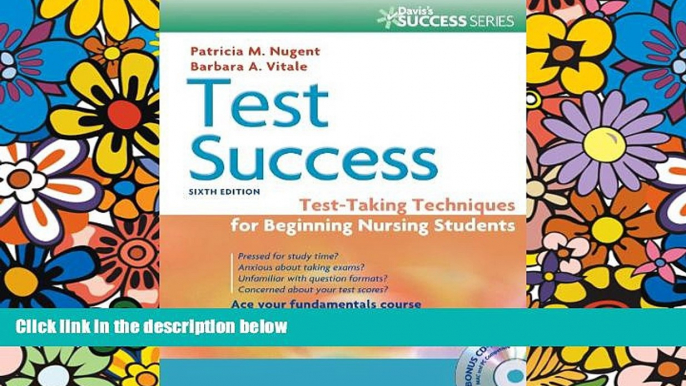 Big Deals  Test Success: Test-Taking Techniques for Beginning Nursing Students  Free Full Read