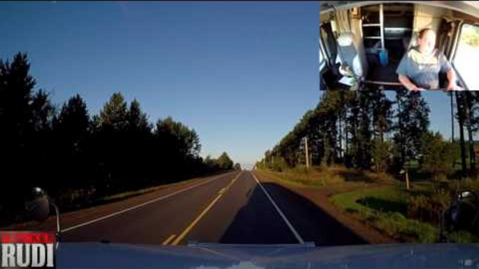 TRUCKER RUDI driving some back roads 09/23/16 Vlog#836