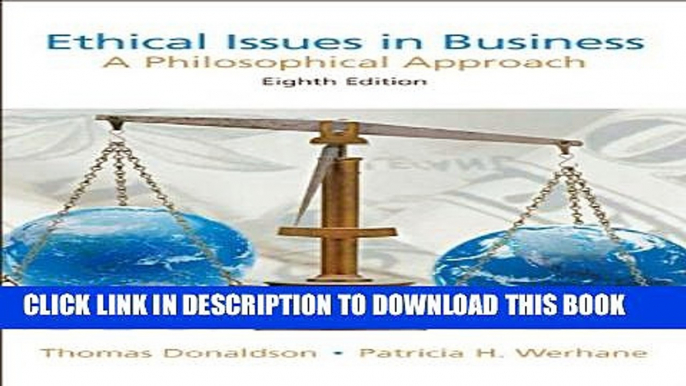 [PDF] Ethical Issues in Business: A Philosophical Approach (8th Edition) Full Colection