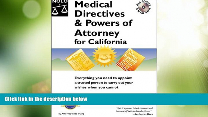 Big Deals  Medical Directives   Powers of Attorney in California (Medical Directives   Powers of