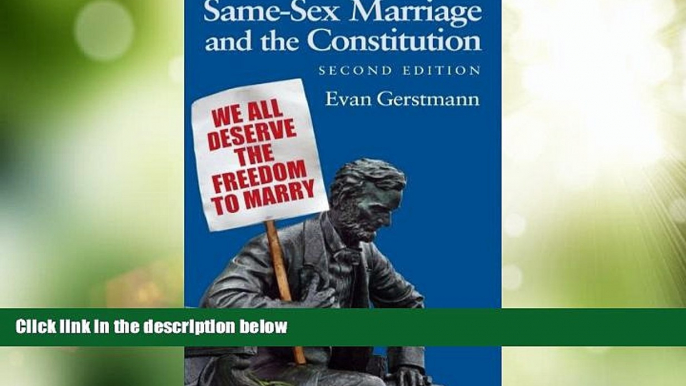 Must Have PDF  Same-Sex Marriage and the Constitution  Best Seller Books Most Wanted