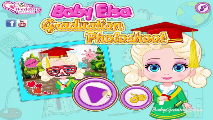 Baby Games For Kids - Baby Elsa Graduation Photoshoot