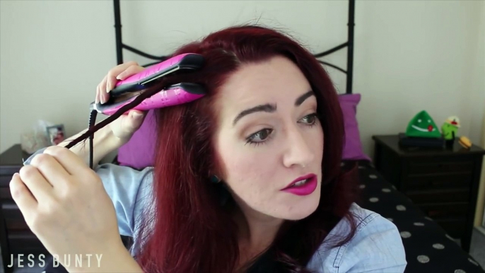 3 EASY HAIRSTYLES WITH A STRAIGHTENER! Lazy Girl Hair Hacks!