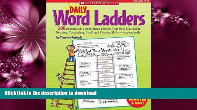 READ  Daily Word Ladders: Grades 4â€“6: 100 Reproducible Word Study Lessons That Help Kids Boost