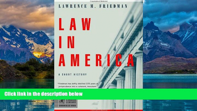 Books to Read  Law in America: A Short History (Modern Library Chronicles)  Best Seller Books Most