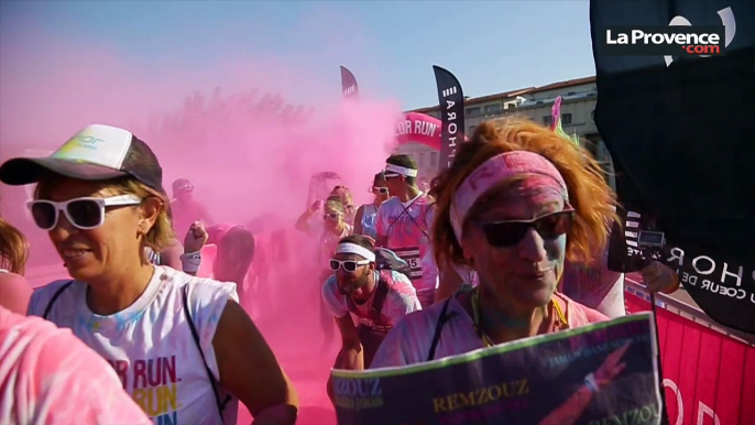 Color Run : 6000 coureurs en folie sur les plages du Prado à Marseille