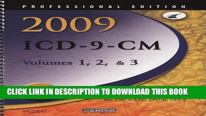 Collection Book 2009 ICD-9-CM, Professional Edition (3 Volumes)