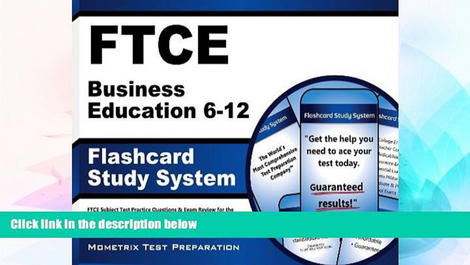 Big Deals  FTCE Business Education 6-12 Flashcard Study System: FTCE Test Practice Questions