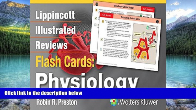 Big Deals  Lippincott Illustrated Reviews Flash Cards: Physiology (Lippincott Illustrated Reviews