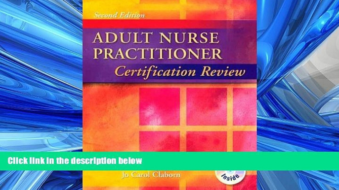 Choose Book Adult Nurse Practitioner Certification Review, 2e