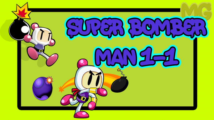 Super Bomber Man - Fase 1-1 - Primeira Fase - Inimigo Pirocoptero