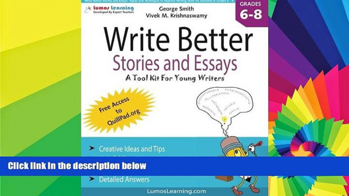 Must Have PDF  Write Better Stories and Essays: Topics and Techniques to Improve Writing Skills