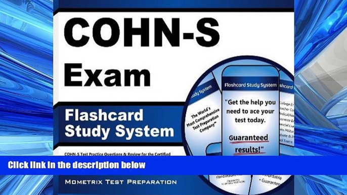 Choose Book COHN-S Exam Flashcard Study System: COHN-S Test Practice Questions   Review for the