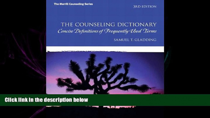 different   The Counseling Dictionary: Concise Definitions of Frequently Used Terms (3rd Edition)