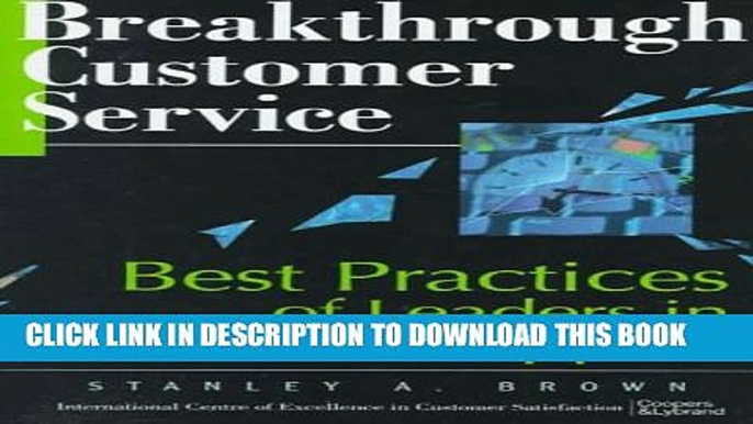 [PDF] Breakthrough Customer Service: Best Practices of Leaders in Customer Support Full Online