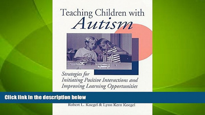 Big Deals  Teaching Children with Autism: Strategies for Initiating Positive Interactions and