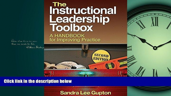 FREE DOWNLOAD  The Instructional Leadership Toolbox: A Handbook for Improving Practice READ ONLINE