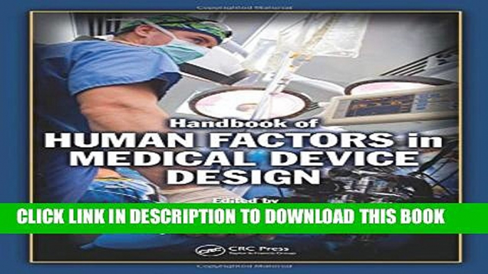 [PDF] Handbook of Human Factors in Medical Device Design Full Colection