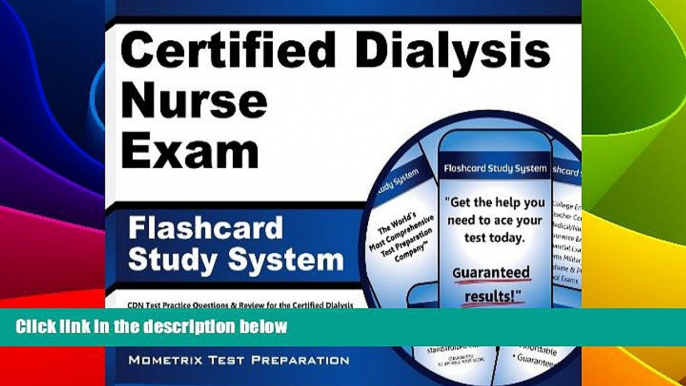 Big Deals  Certified Dialysis Nurse Exam Flashcard Study System: CDN Test Practice Questions