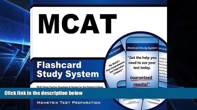 Big Deals  MCAT Flashcard Study System: MCAT Exam Practice Questions   Review for the Medical