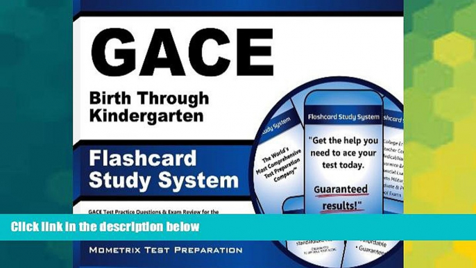 Big Deals  GACE Birth Through Kindergarten Flashcard Study System: GACE Test Practice Questions