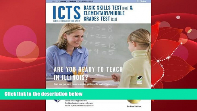 Enjoyed Read ICTS Basic Skills   Elementary/Middle Grades w/CD-ROM (ICTS Teacher Certification