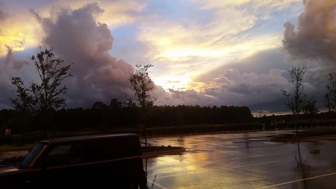 Weird sky florida. Multiple light sources