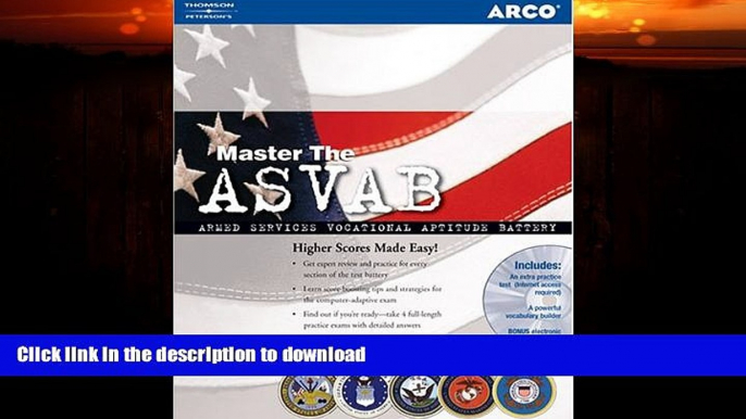 READ BOOK  Master the ASVAB (Book   CD Rom) FULL ONLINE