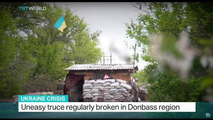 Uneasy truce regularly broken in Donbass region, Iolo ap Dafydd reports