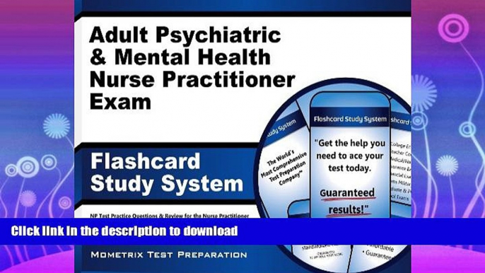 FAVORITE BOOK  Adult Psychiatric   Mental Health Nurse Practitioner Exam Flashcard Study System: