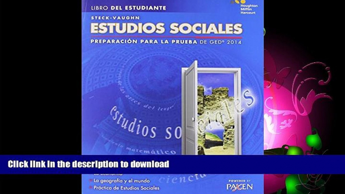 FAVORITE BOOK  Steck-Vaughn GED: Test Prep 2014 GED Social Studies Spanish Student Edition 2014