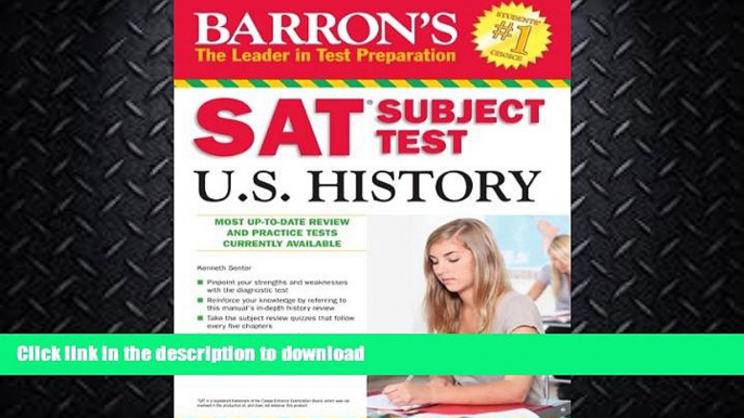 FAVORITE BOOK  Barron s SAT Subject Test in U.S. History (Barron s SAT Subject Test U.S.