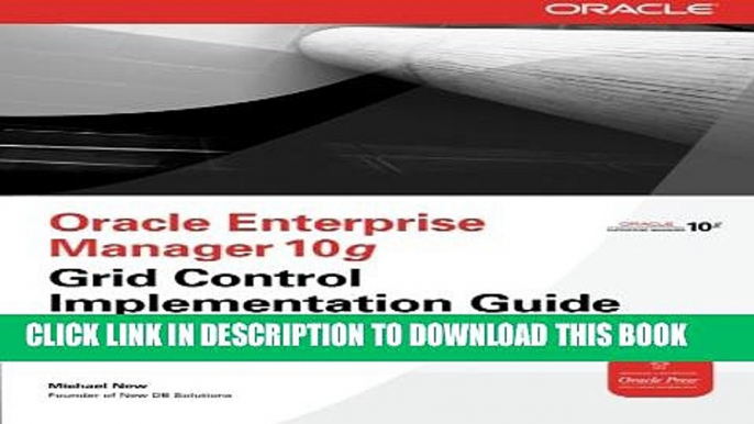 [PDF] Oracle Enterprise Manager 10g Grid Control Implementation Guide (Oracle Press) Popular